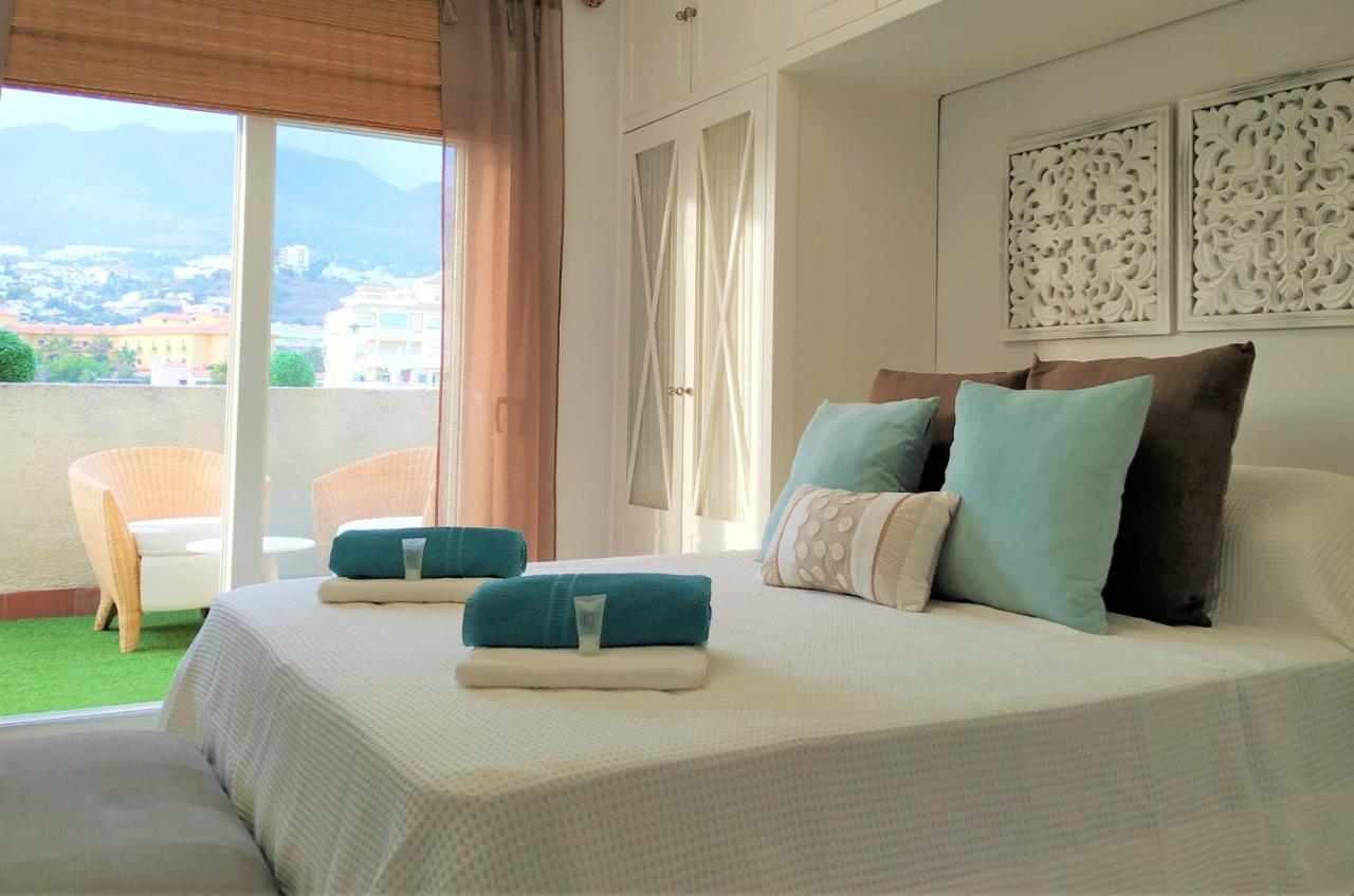Pena Beach 3 Bedroom Duplex, Bbq, Pool, Sea Views, Бенальмадена Экстерьер фото